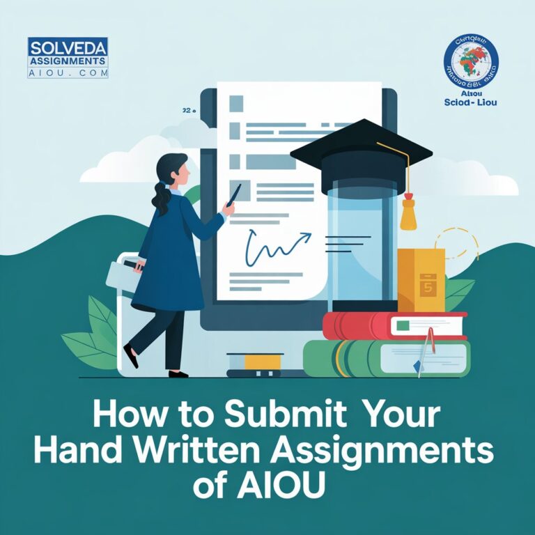 How to Write and Submit Handwritten AIOU Assignments (Matric to Graduation)