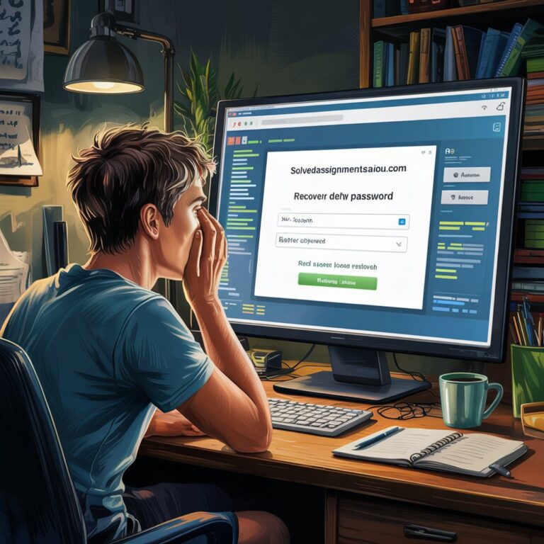 How to Recover Your AIOU LMS/CMS Portal Password