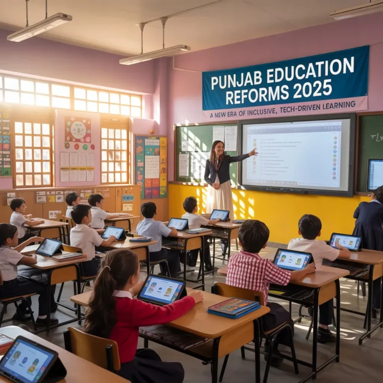 Punjab Launches Groundbreaking Education Reforms Under Maryam Nawaz’s Vision for 2025
