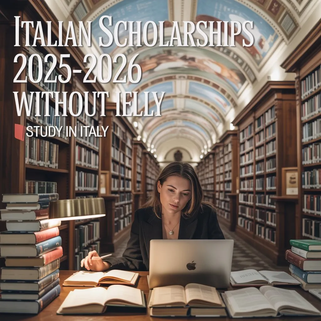 Alt Text: Italian Scholarships 2025-2026 for international students without IELTS