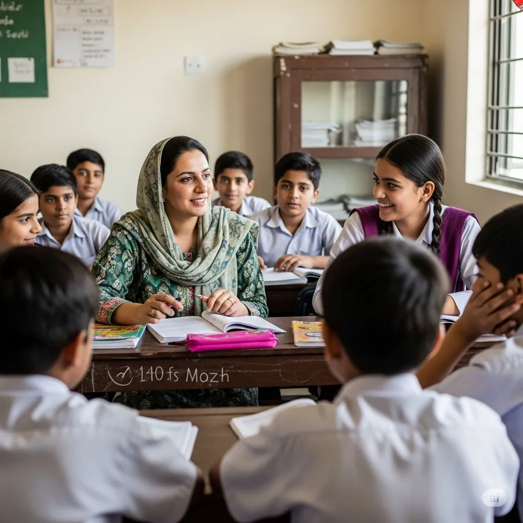 Students in a classroom under Single National Curriculum 2025 in Pakistan