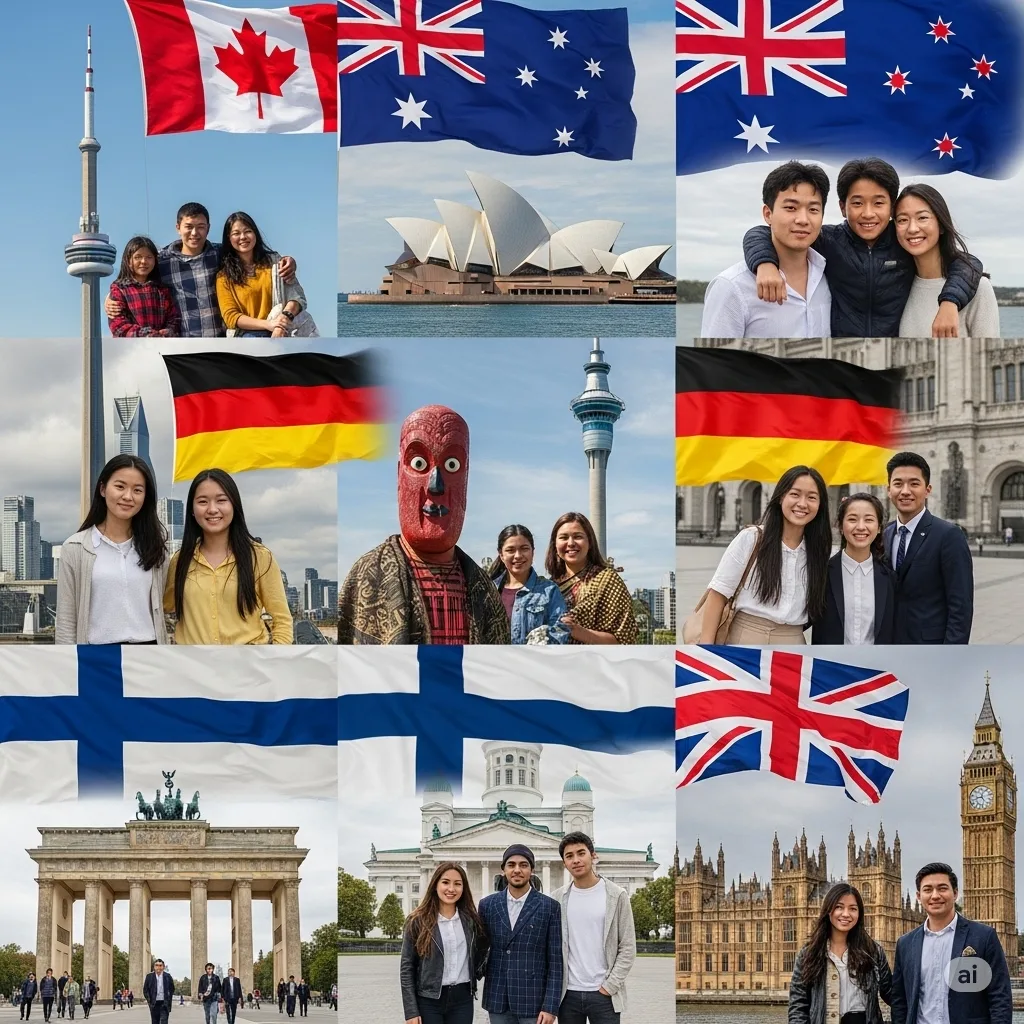 featrue image Top 6 Countries That Offer Study Visas With Family