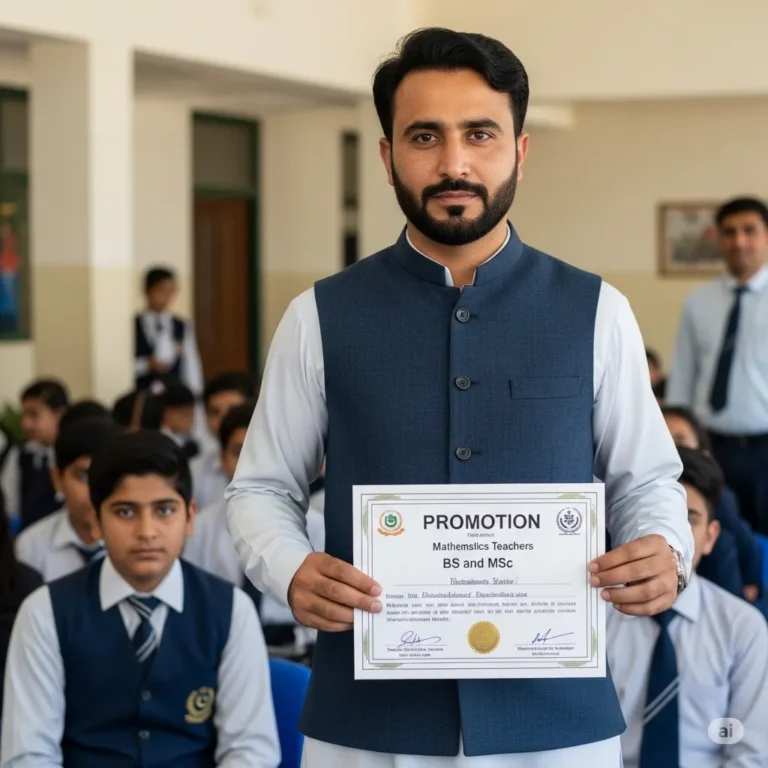 Promotions for Mathematics Teachers Punjab 2025 – BS and MSc Degree Holders Recognized