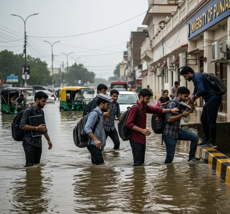 Punjab University Postpones LLB Exams Amid Worsening Flood Crisis in Punjab