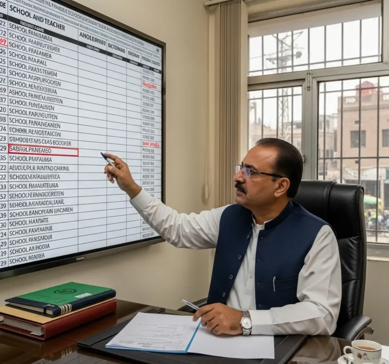 Punjab Takes Action: Listing Schools & Teachers Responsible for Poor 9th-10th Grade Results