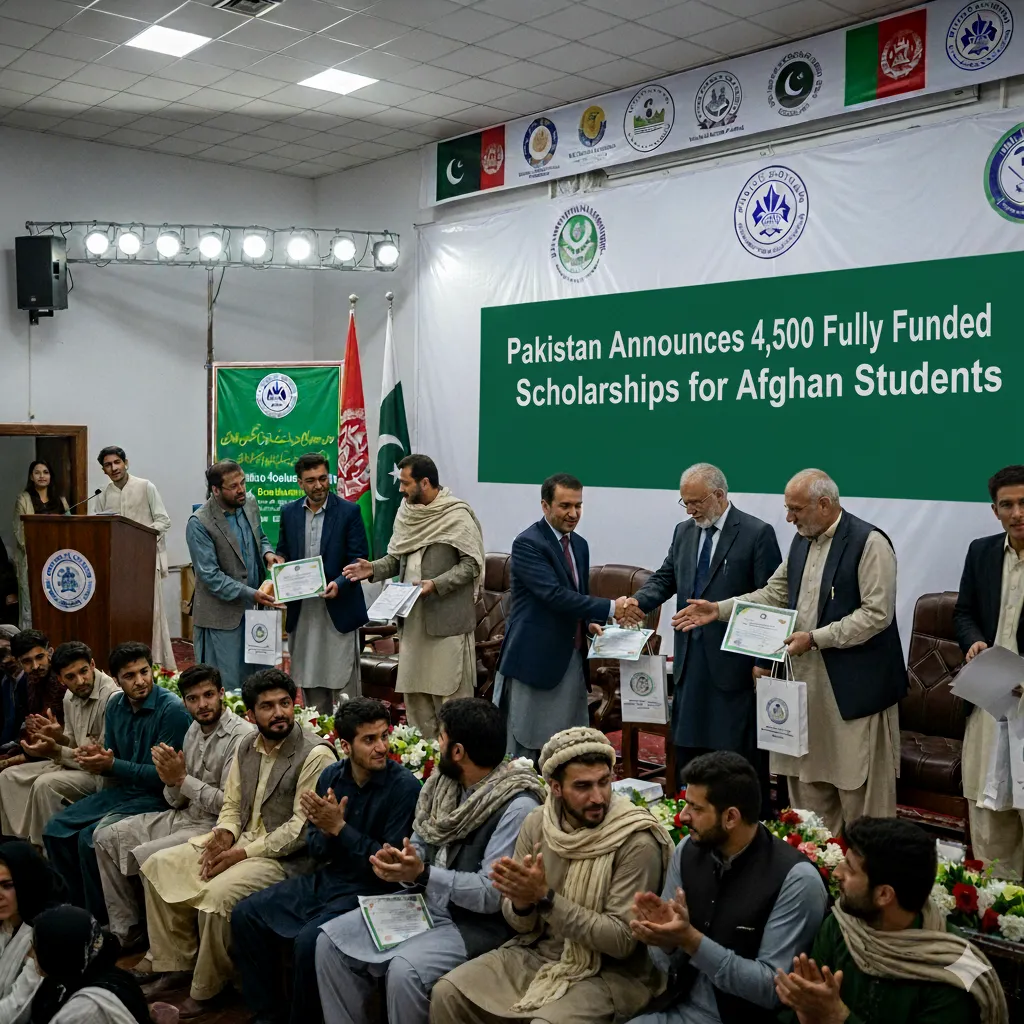 Fully funded scholarships for Afghan students in Pakistan 2025
