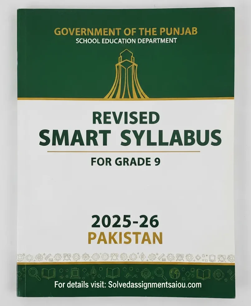 Punjab’s 2025-26 Smart Syllabus for Grade 9: What Every Student and Teacher Must Know