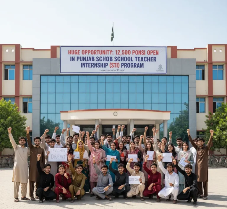 Huge Opportunity: 12,500 Positions Open in Punjab School Teacher Internship (STI) Program”
