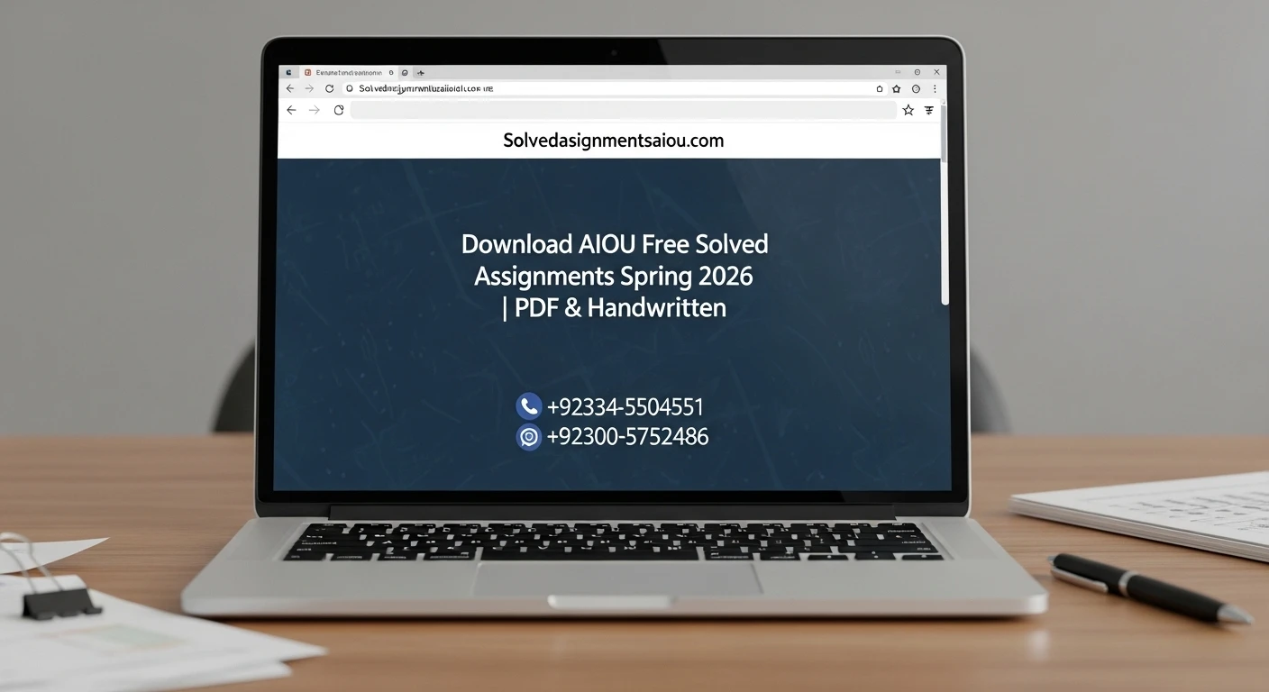 AIOU Free Solved Assignments Spring 2026 PDF Download