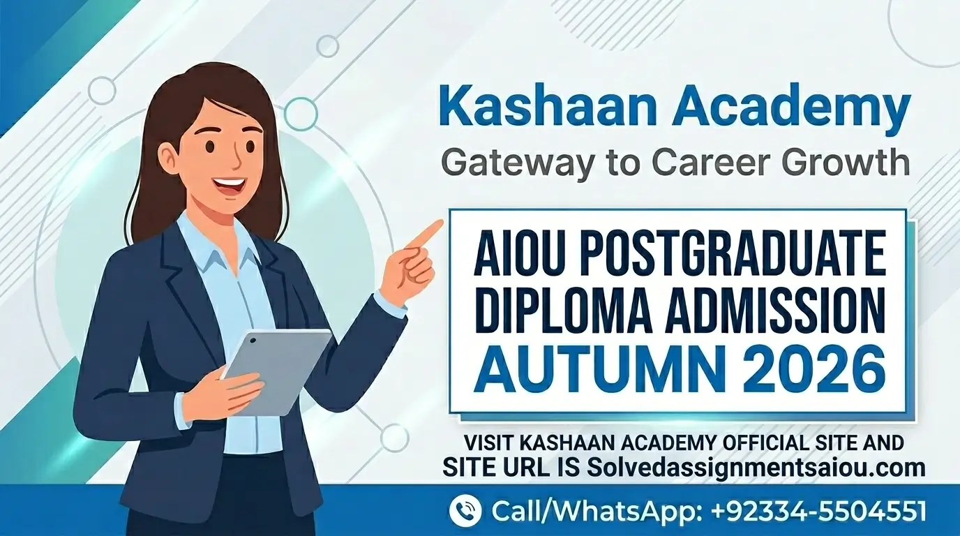 AIOU Postgraduate Diploma Admission Autumn 202