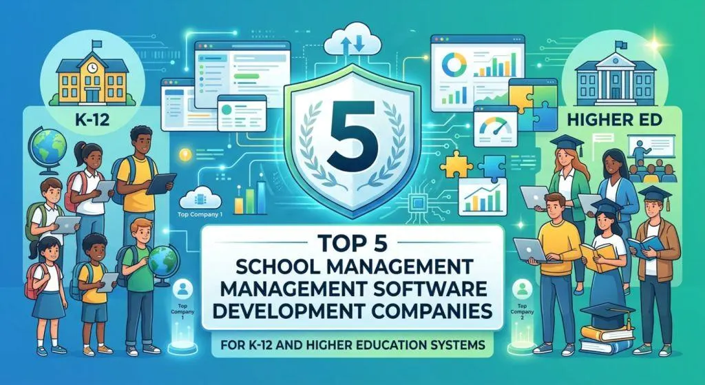 Top 5 School Management Software Development Companies for K-12 and Higher Education Systems school management software development companies